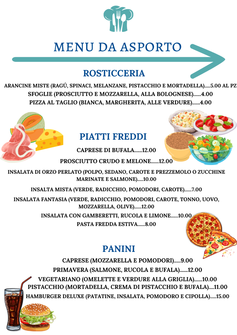 Menu da asporto